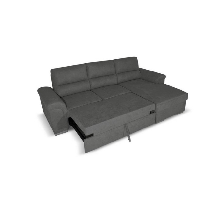 Bellavita Klio Right Facing Corner Sofa With Pull Out Bed Upholstered