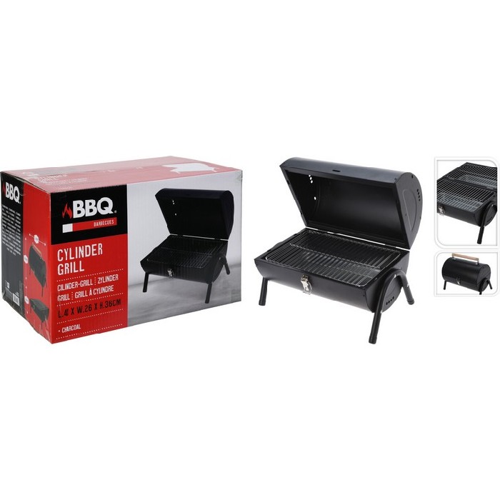 outdoor/charcoal-bbqs-smokers/bbq-cylinder-shape-mat-black