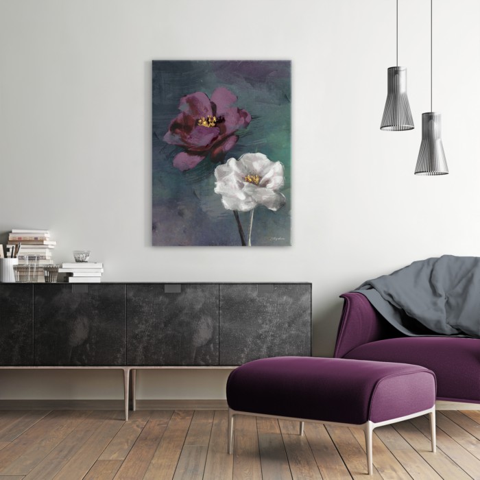 Offer Canvas 60x80c St535 Violet Rose Wall Decor Home The Atrium - Violet Home Decor
