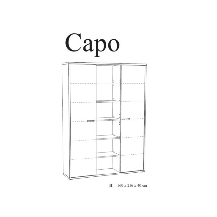 office/bookcases-cabinets/capo-tall-bookcase-2-doors-1-open-shelf-blackchestnut