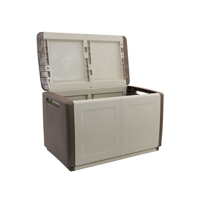Artplast Taupe Plastic Storage Trunk 290 Litres Storage Outdoor The