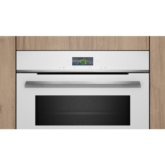 Siemens Iq700 Built In Compact Oven With Microwave Function 60 X 45 Cm White Microwave Ovens