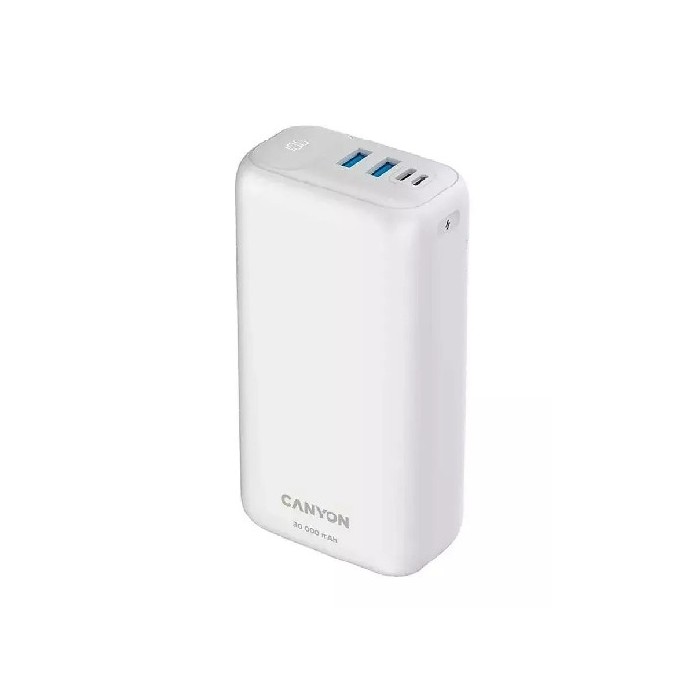 electronics/cables-chargers-adapters/canyon-powerbank-pb-301-30000-mah-pd-20w-qc-30-white