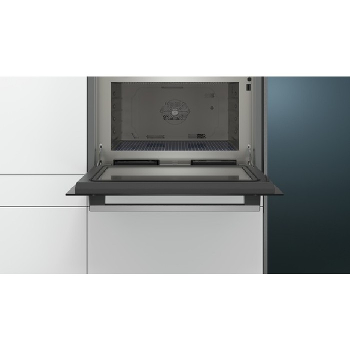 Siemens Iq500 Built In Compact Microwave With Steam Function 60 X 45 Cm Microwave Ovens White