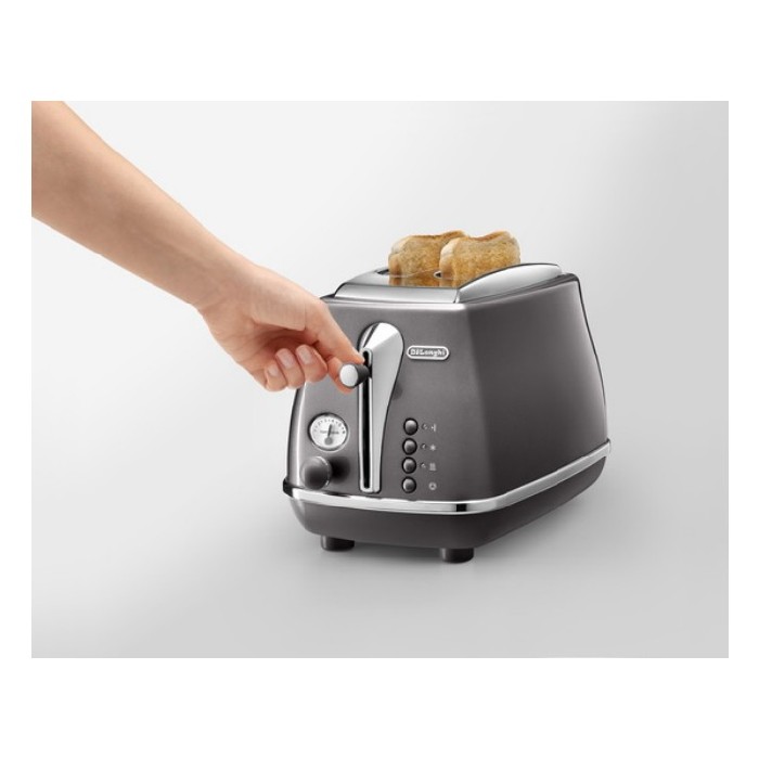Delonghi Icona Metallics Toaster Grey Toasters Small Appliances The