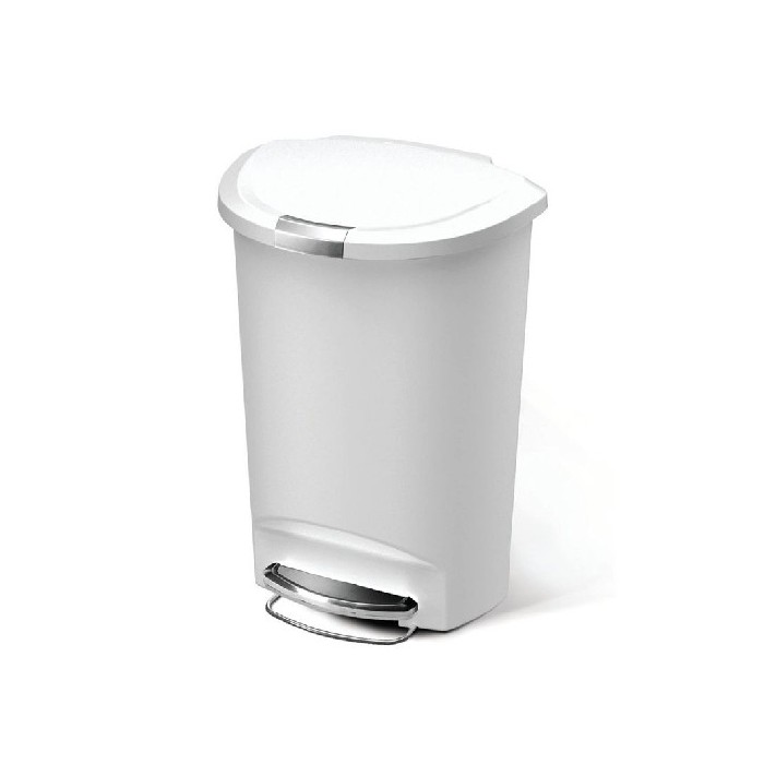 household-goods/bins-liners/simplehuman-semi-round-plastic-pedal-bin-50l-white