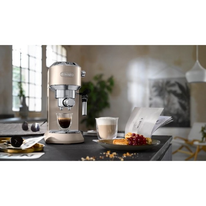 Delonghi Dedica Metallics Beige Coffee Machines Small Appliances The