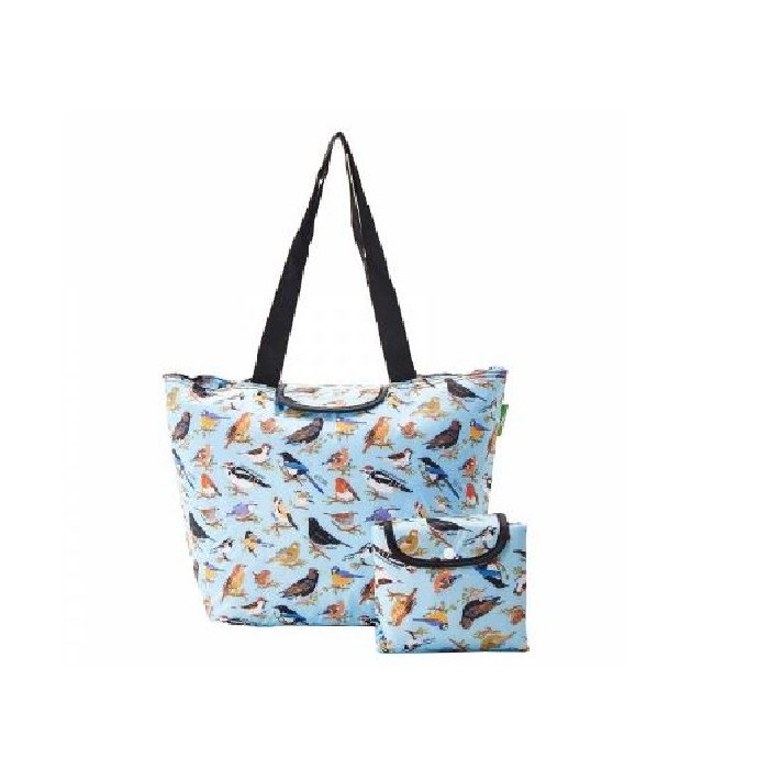 kitchenware/picnicware/blue-wild-birds-insulated-shopping-bag