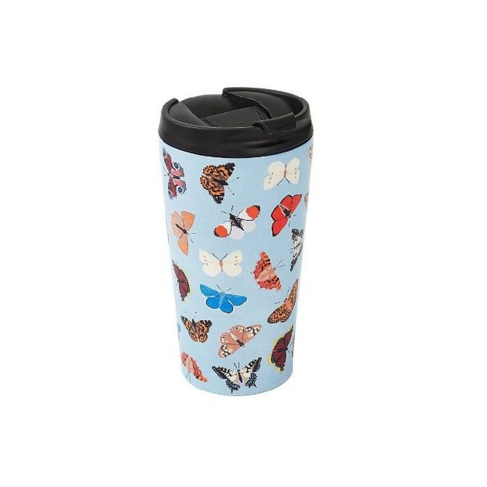 kitchenware/picnicware/blue-wild-butterflies-thermal-coffee-cup