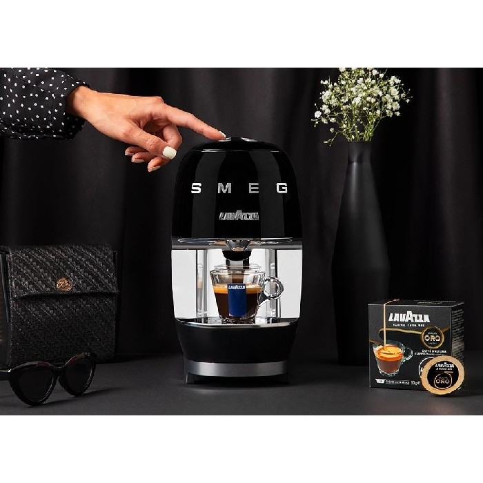 Lavazza A Modo Mio Smeg Coffee Machine Black Coffee Machines Small