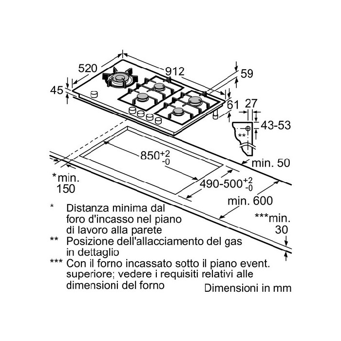 Siemens Iq700 Gas Hob 90Cm Ceramic Hobs White Goods The Atrium