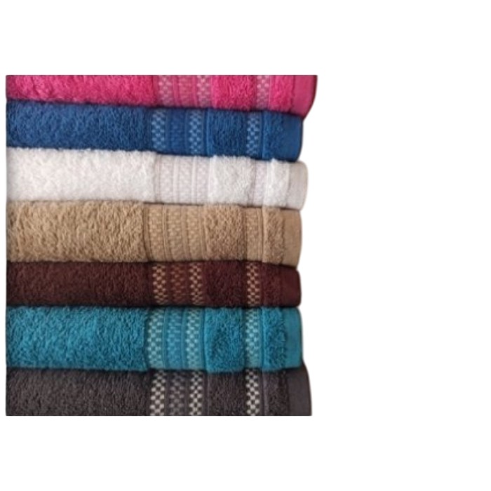 Cotton Small Hand Towels 50Cm X 100Cm 7 Assorted Colours Bath Towels ...