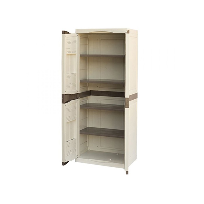 outdoor/storage/beige-2-door-polypropylene-storage-cabinet-with-shelves