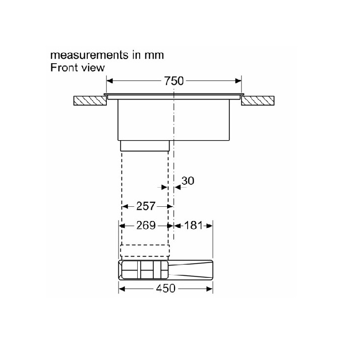 Siemens Iq700 Studioline Induction Hob With Integrated Ventilation