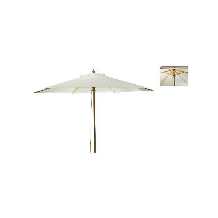 outdoor/umbrellas-bases/outdoor-wooden-pole-umbrella-cream-dia-250cm