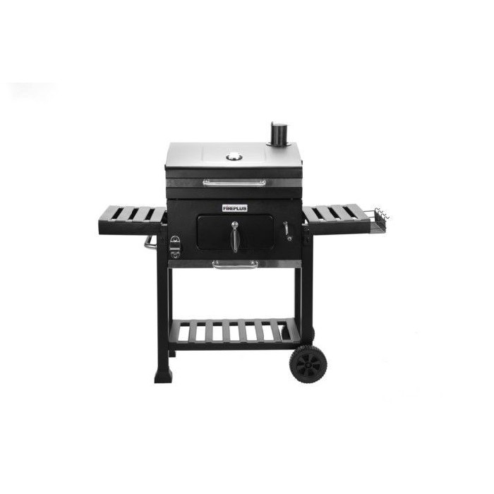 Fireplus Foldable Side Table Charcoal With Cast Iron Grilles Bbqs Grills Smokers - The Atrium