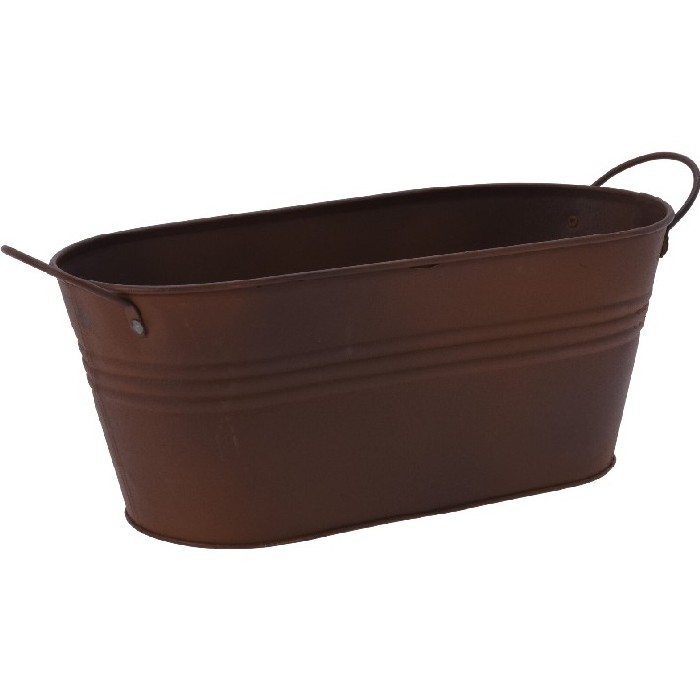 gardening/pots-planters-troughs/planter-metal-with-2-handles