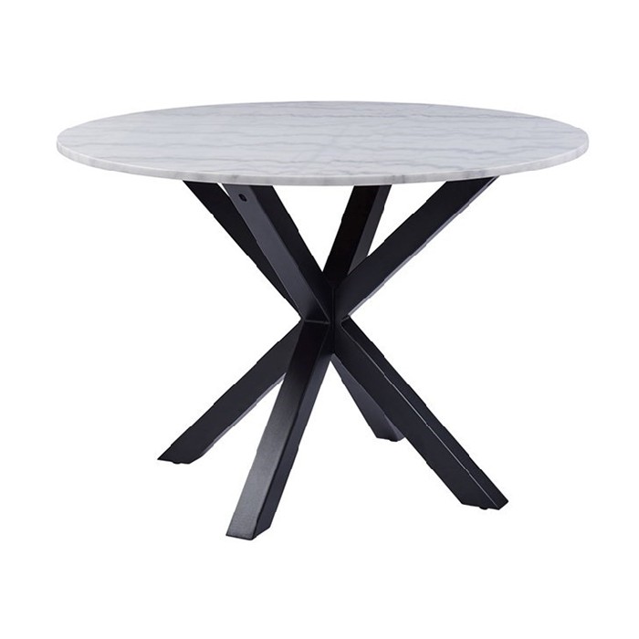 dining/dining-tables/heaven-round-dining-table-marble-top-white-black-legs-110cm