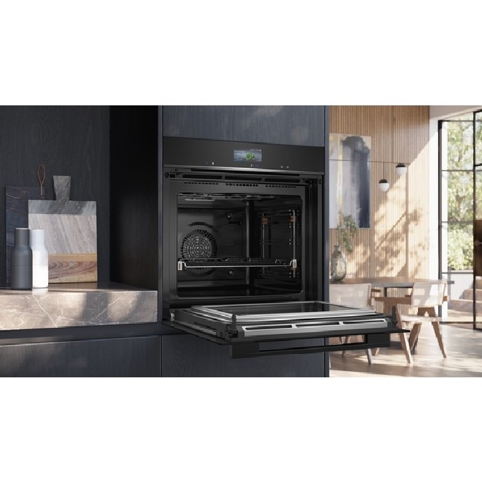 Siemens Iq700 Built In Oven With Microwave Function 60 X 60 Cm Black Microwave Ovens White Goods