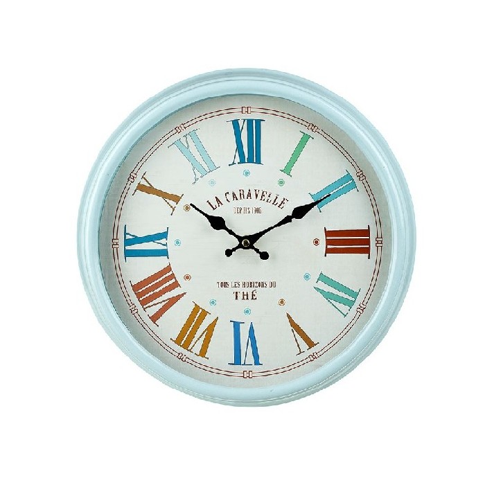 home-decor/clocks/light-blue-clock-with-roman-numerals