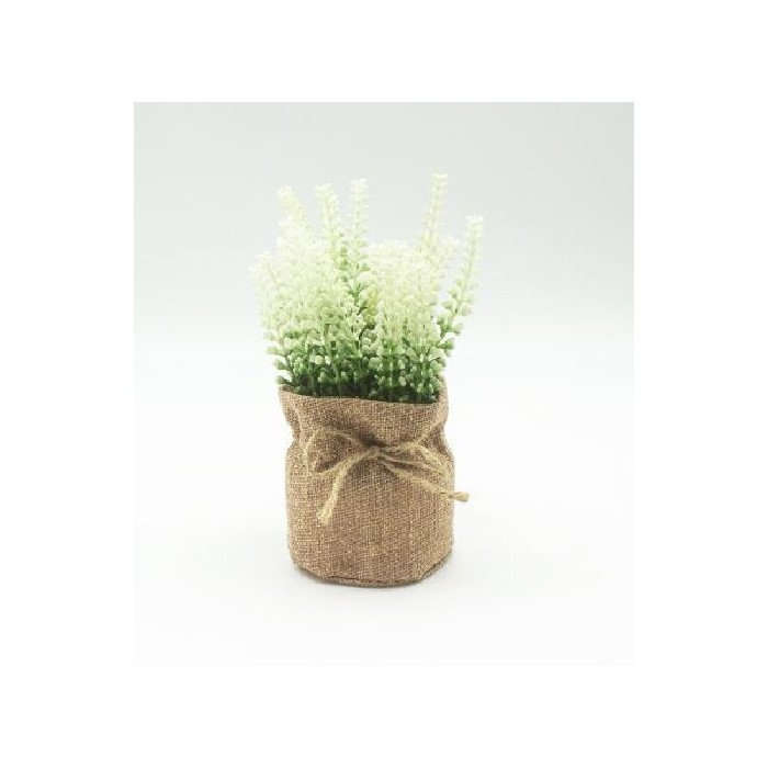 home-decor/artificial-plants-flowers/green-white-plant-in-hessian-bag