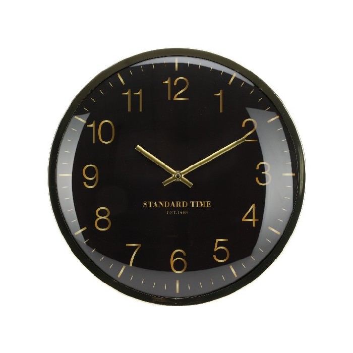 Wall Clock 30Cm Curved Glass Clocks Home Decor The Atrium