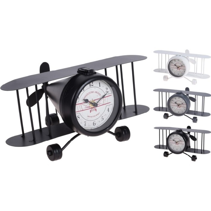Table Clock Airplane Shape 3As Clocks Home Decor The Atrium
