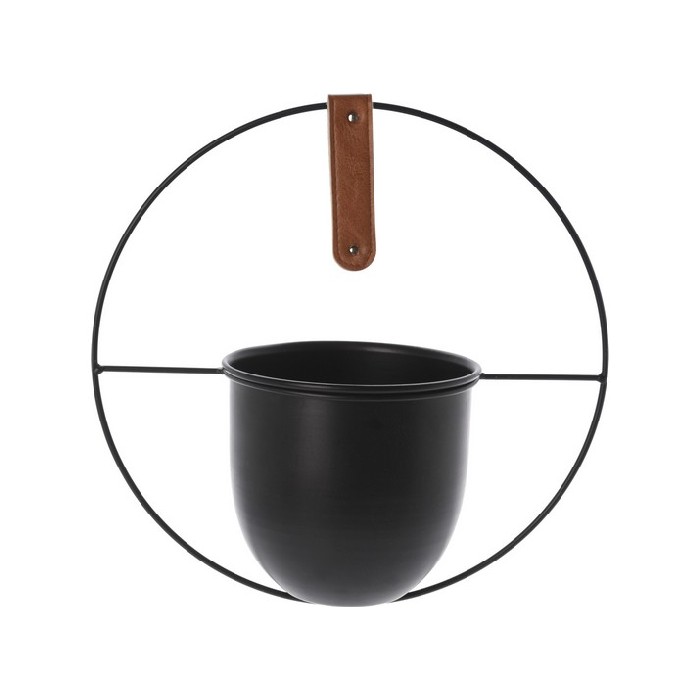 gardening/pots-planters-troughs/flowerpot-metal-15x14cm-black