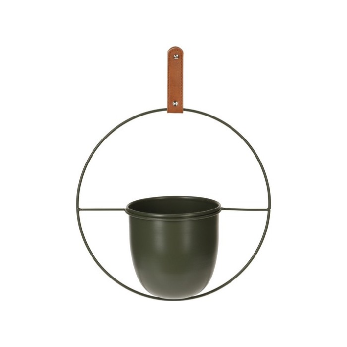 gardening/pots-planters-troughs/flowerpot-metal-15x14cm-green