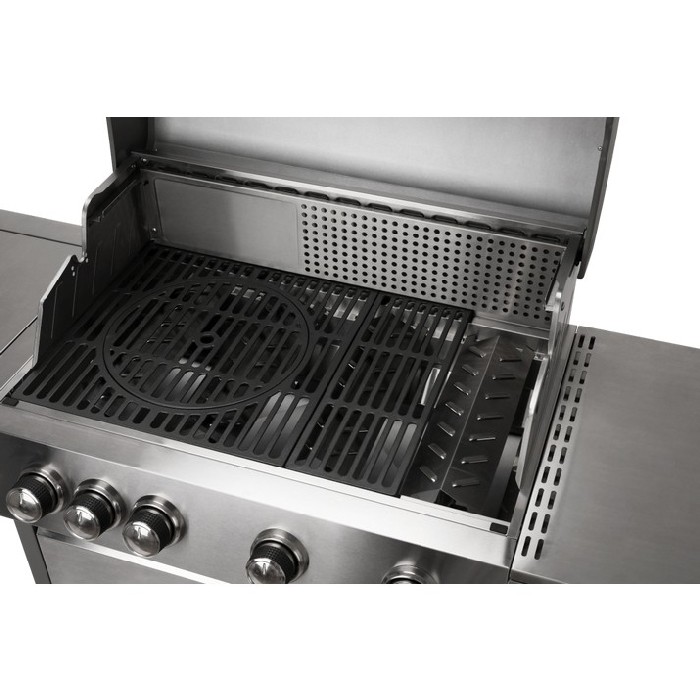Fireplus A 4 Burner Gas Grilling Bbq Silver Gas Bbqs Outdoor The Atrium