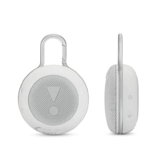 small white bluetooth speaker