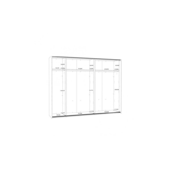 Wardrobe 270cm wide deals