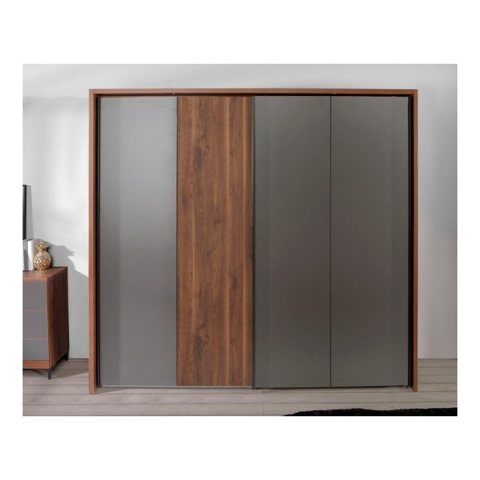 bedrooms/wardrobe-systems/quetore-220cm-wide-wardrobe-in-bakersfield-walnut-grey