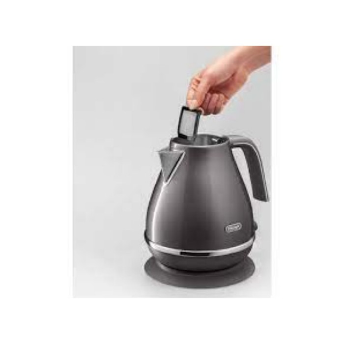 Delonghi Icona Metallics Kettle Grey Kettles Small Appliances The Atrium