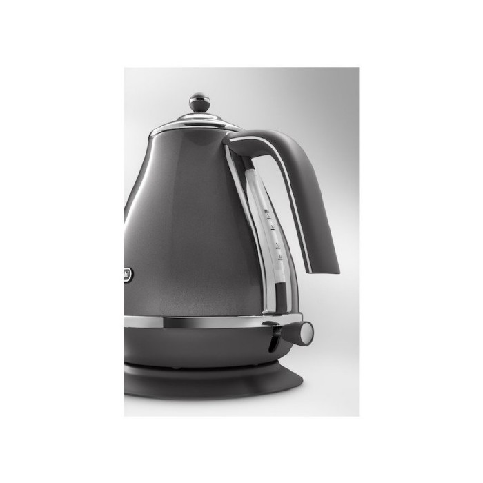 Delonghi Icona Metallics Kettle Grey Kettles Small Appliances The Atrium