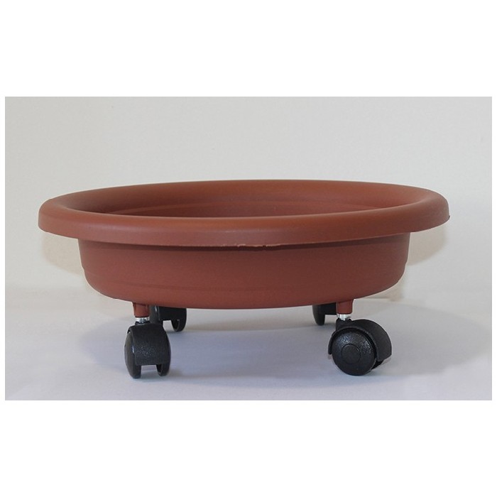 gardening/pots-planters-troughs/saucer-with-wheels-ø-28-cm-terracot