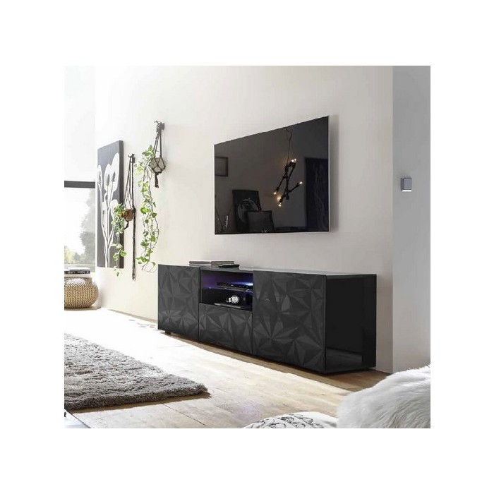 living/tv-tables/prisma-tv-base-with-2-doors-and-1-drawer-finished-in-high-gloss-grey