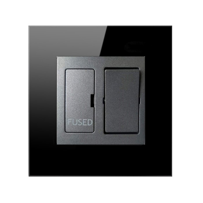 lighting/lighting-electrical-accessories/13a-switch-fused-spur-black-glass