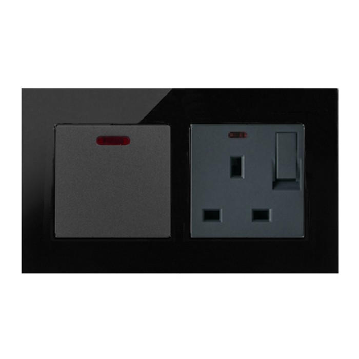 lighting/lighting-electrical-accessories/cooker-unit-45a13a-socket-black-glass