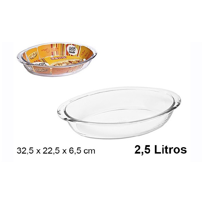 kitchenware/dishes-casseroles/marinex-oval-glass-baking-dish-35cm-x-22cm