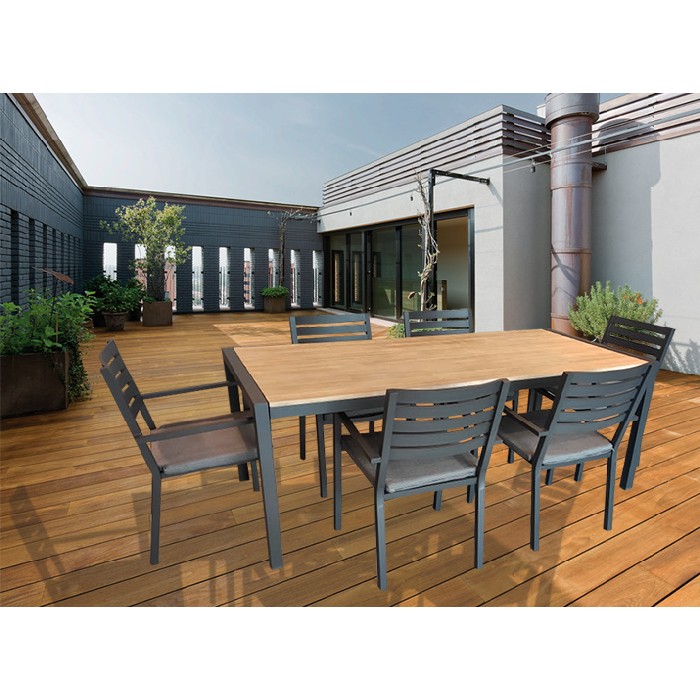 6seatmayfairdining2setingunmetal outdoorfurniture outdoor