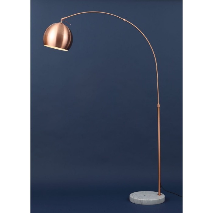 offerarcarmfloorlampcopperdomemetalshade floorlamps