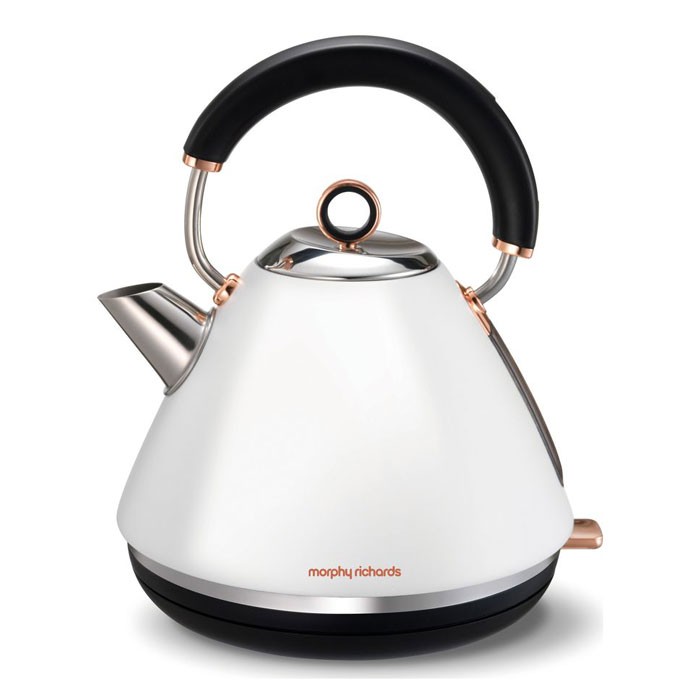 morphyrichardspyramidkettlerosegold kettles smallappliances