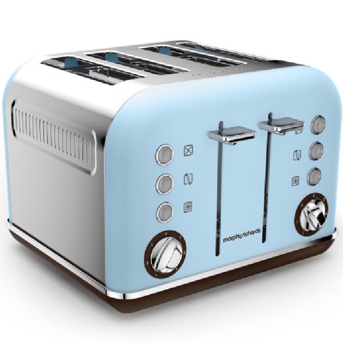 morphyrichardsaccentsspecialeditiontoaster4slicetoasterazure