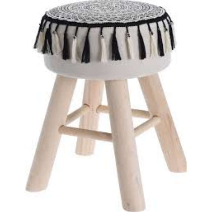 living/seating-accents/stool-with-4-legs-and-tassels