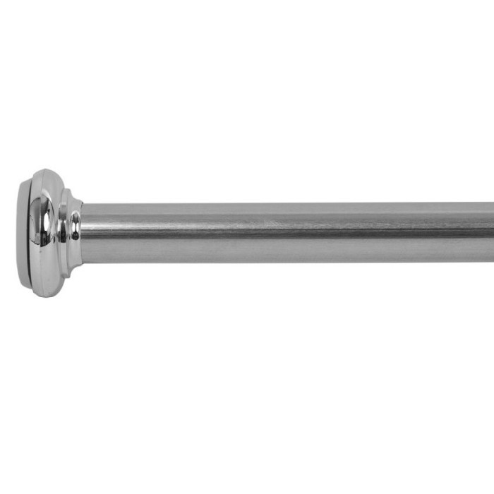 straightcurtainrodschrome80140cm curtains homedecor The Atrium