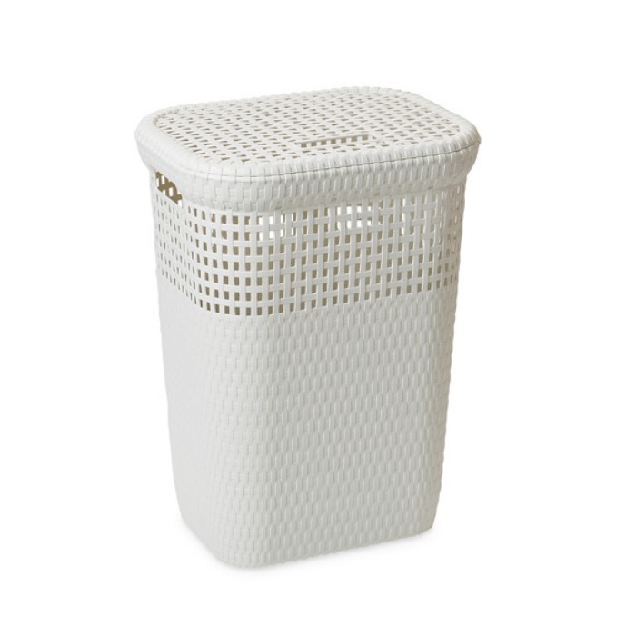Rattan Laundry Basket White Bathroom Accessories Bathrooms The Atrium
