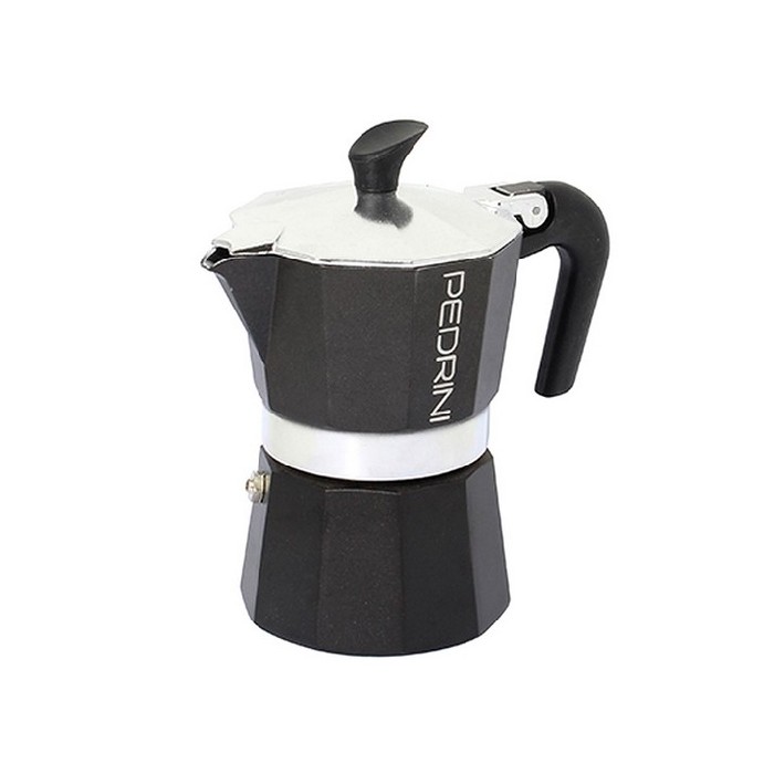 Coffee Maker Aluminium Black 3 Cups Tea Coffee Accessories Kitchenware