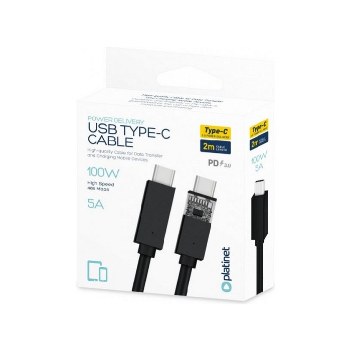 electronics/cables-chargers-adapters/platinet-cable-usb-c-black-2m