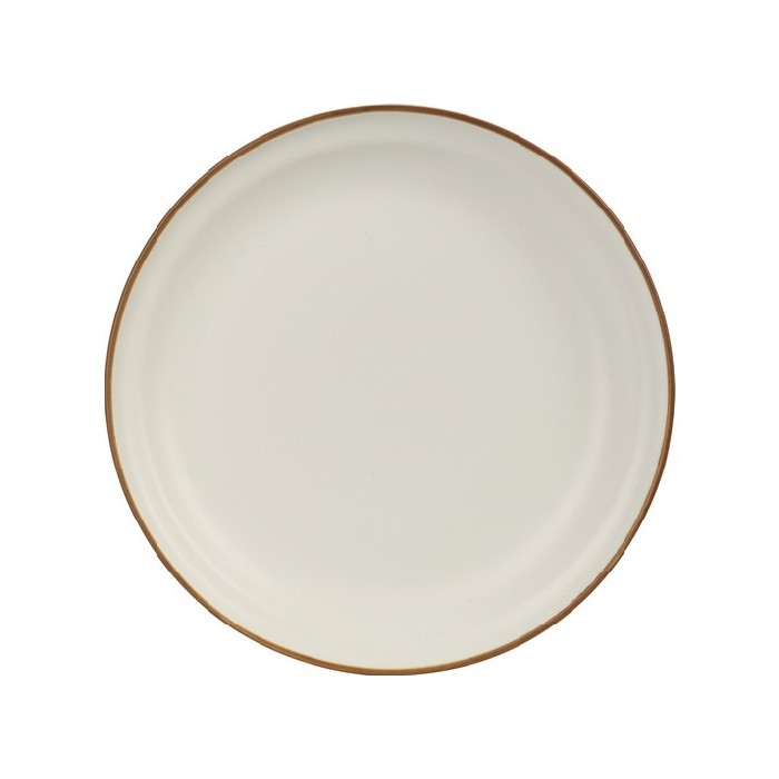 Plate Porcelain Dia 21Cm White Plates Bowls Tableware The Atrium